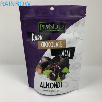 السعر بالجملة الطباعة المخصصة إغلاق السحاب كيس التغليف الغذائي المجفف أكياس الأوراق الورقية المقاومة للرطوبة