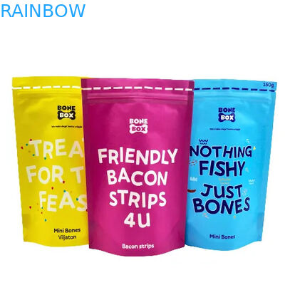 حقيبة طعام للحيوانات الأليفة مضغ الطعام القابل للأكل المقاوم للخدش أكياس التعبئة الغذائية