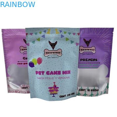 كيس الغذاء لأطعمة الحيوانات الأليفة مع سحب قفاز سحب أكياس التعبئة الغذائية