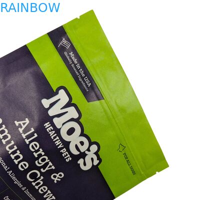 أكياس زيبلوك مقطعة خصيصًا قابلة للتحلل الحيوي من ورق الألومنيوم قابلة لإعادة إغلاق الصف الغذائي حبوب القهوة والشاي والمكسرات وجبة خفيفة