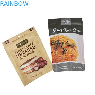 الشعار المخصص بالجملة المطبوع الصف الغذائي شيكولاتة التعبئة الخفيفة سحب قفاز كيس بلاستيكي