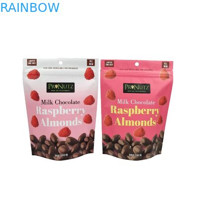 بطاقة ألومنيوم مطبوعة حسب الطلب أكياس بلاستيكية زيبلوك للحقائب الغليظة