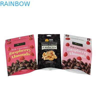 بطاقة ألومنيوم مطبوعة حسب الطلب أكياس بلاستيكية زيبلوك للحقائب الغليظة