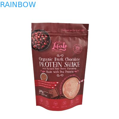 سلة حرارة عالية الجودة حقيبة وجبات خفيفة بطاقة ألومنيوم مخصصة سحب قفزة البلاستيكية التغليف حقيبة سحب