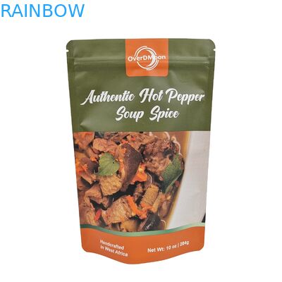 شعار مخصص مطبوع أكياس بلاستيكية قابلة لإعادة الإغلاق