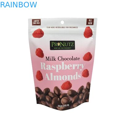 المواد الغذائية الصف التعبئة والتغليف ماتي تصميم مخصص الوقوف الأكياس سحب الكيس البلاستيكي التعبئة والتغليف