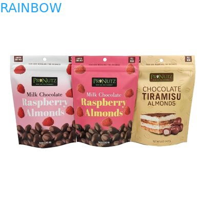 المواد الغذائية الصف التعبئة والتغليف ماتي تصميم مخصص الوقوف الأكياس سحب الكيس البلاستيكي التعبئة والتغليف