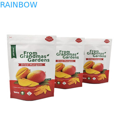 كيس ورق الكرافت القائم حسب الطلب للفاكهة المجففة من المانجو