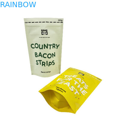 كيس التعبئة البيولوجية للقهوة البذور الكرافت ورق قابلة لإعادة التدوير الوقوف كيس القهوة