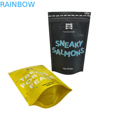 كيس التعبئة البيولوجية للقهوة البذور الكرافت ورق قابلة لإعادة التدوير الوقوف كيس القهوة