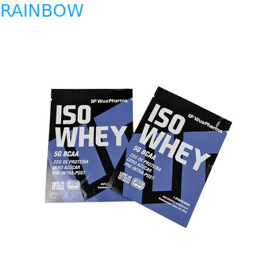 ثلاثي الجانب المغلقة ورق الصفائح الحقيبة التعبئة تحتفظ 10g الخاص بك إضافة قوة عبوات عينة