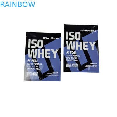 ثلاثي الجانب المغلقة ورق الصفائح الحقيبة التعبئة تحتفظ 10g الخاص بك إضافة قوة عبوات عينة