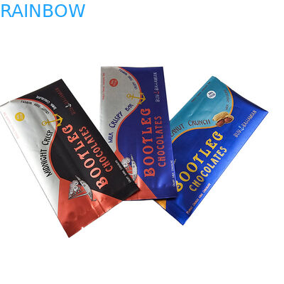 طابع مطبوع حرارة الختم الخلفي الجانبي الختم حقيبة ورقية الظهر الوسطى الحلق الختم سهل الدموع كيس الوسادة الهولوغرافية