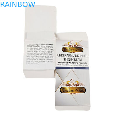 مخصصة الورق الكرتون كريم الوجه علبة التعبئة وصندوق الهدايا صناديق العناية بالبشرة مستحضرات التجميل صناديق الورق مع شعار الخاص بك