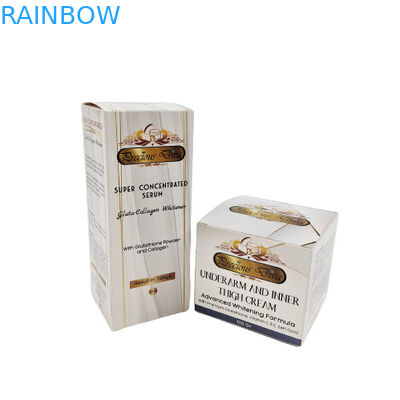 مخصصة الورق الكرتون كريم الوجه علبة التعبئة وصندوق الهدايا صناديق العناية بالبشرة مستحضرات التجميل صناديق الورق مع شعار الخاص بك