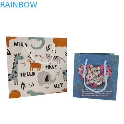 تخصيص التعبئة والتغليف الورقية كيس الكرافت عالية الجودة كيس التسوق قابلة للتحلل الحيوي