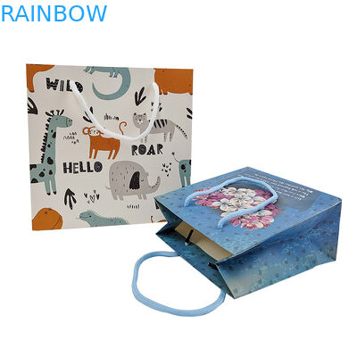 تخصيص التعبئة والتغليف الورقية كيس الكرافت عالية الجودة كيس التسوق قابلة للتحلل الحيوي