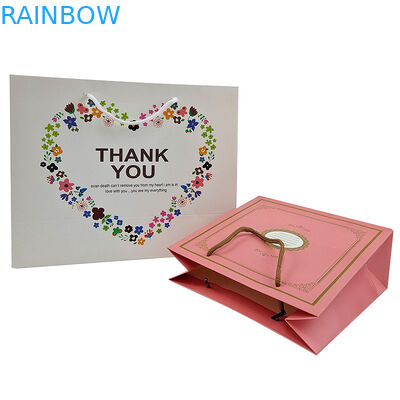 حقائب ورقية بنية طراز الغذاء حقيبة تسوق