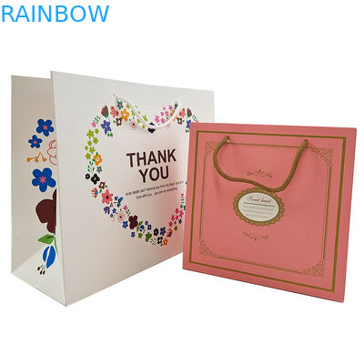 حقائب ورقية بنية طراز الغذاء حقيبة تسوق