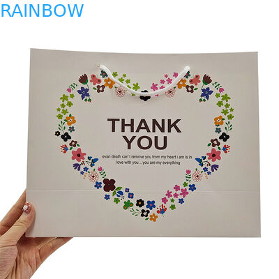 حقائب ورقية بنية طراز الغذاء حقيبة تسوق