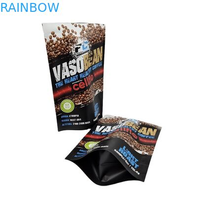 طباعة مخصصة MOQ صغيرة قف على القهوة عبوات عينة عبوات ورق عديم الرائحة