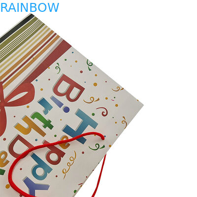 العلامة التجارية الفاخرة شعار مخصص أحذية بوتيك التعبئة والتغليف هدية ورق حقيبة التسوق للملابس