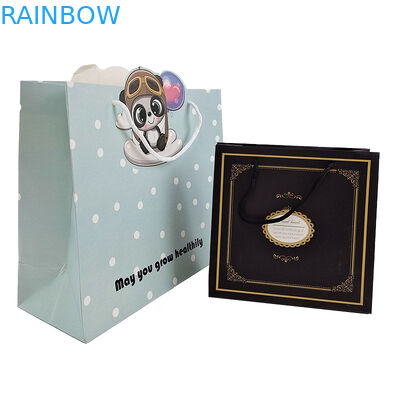 حبل الورق السلك كرت كيس الورق معالجة حبل كيس تقبل تخصيص اللون الورق الملتوية