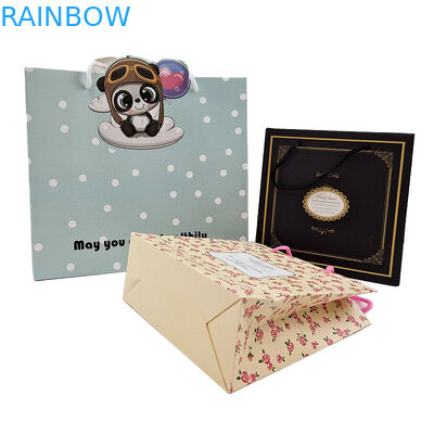 حبل الورق السلك كرت كيس الورق معالجة حبل كيس تقبل تخصيص اللون الورق الملتوية