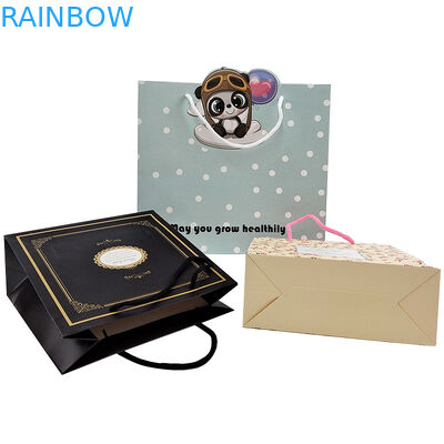 حبل الورق السلك كرت كيس الورق معالجة حبل كيس تقبل تخصيص اللون الورق الملتوية