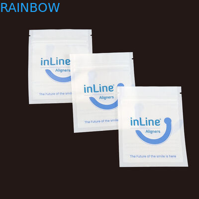 حقائب التغليف الصغيرة ذات القفل السوداء المتعددة الاستخدامات للحقائب الخفية الشفافة