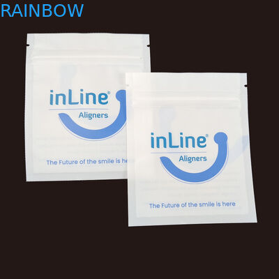 حقائب التغليف الصغيرة ذات القفل السوداء المتعددة الاستخدامات للحقائب الخفية الشفافة