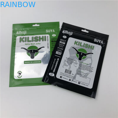 الأوراق الصفيحة ثلاثية الجانب الختم السحب السطح لحم البقر الكبيرة كيس التعبئة البلاستيكية