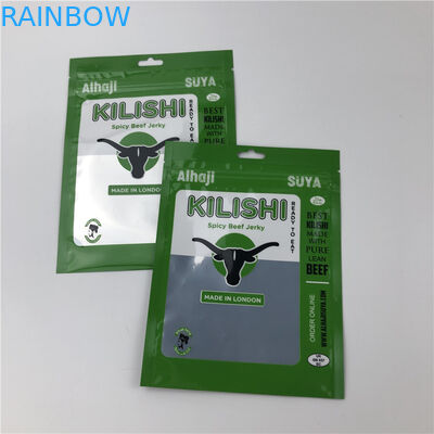 الأوراق الصفيحة ثلاثية الجانب الختم السحب السطح لحم البقر الكبيرة كيس التعبئة البلاستيكية