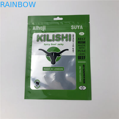 الأوراق الصفيحة ثلاثية الجانب الختم السحب السطح لحم البقر الكبيرة كيس التعبئة البلاستيكية