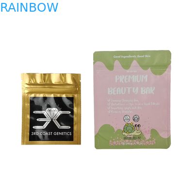 ملء لامع النافذة الأمامية كيس مايلر للحلويات زهرة كيس زيبلوك ضد الرائحة