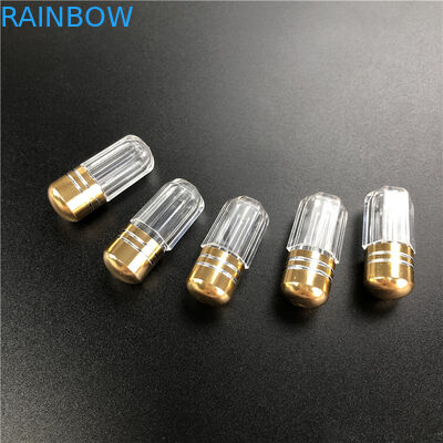 علبة طبية بلاستيكية ذات أسلوب ثمانية أطراف مع فوهة معدنية لأقراص تعزيز الذكور