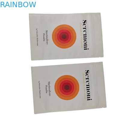 بيع بالجملة حقيبة صغيرة مقاس مخصص 10g 150g 300g المصفوفة الوقوف الحقيبة عديم الرائحة حقيبة ورقية مع السحاب