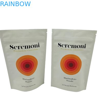 بيع بالجملة حقيبة صغيرة مقاس مخصص 10g 150g 300g المصفوفة الوقوف الحقيبة عديم الرائحة حقيبة ورقية مع السحاب