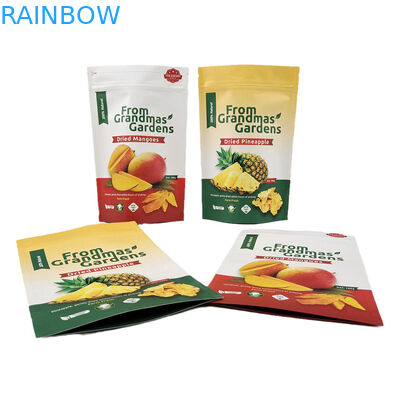 الشعار المخصص ورق الكرافت الوقوف الحقيبة الصف الغذائي الحيوي قابلة للتحلل أكياس ضد الرائحة مع الشعار