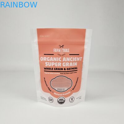 شعار مخصص طعام التعبئة والتغليف عديم الرائحة الزيب الختم الذاتي الوقوف الحقائب مات النهاية تأثير معدني مطبوع الوقوف الزيب