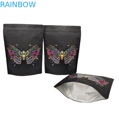 بيع بالجملة حقيبة تعبئة من ورق الكرافت الصديقة للبيئة مع حقائب مايلار قابلة لإعادة إغلاق بقعة الأشعة فوق البنفسجية لمسحوق بروتين التوابل