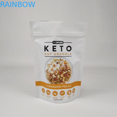 حقيبة قفاز زيب لوك الخصم من ورق الألومنيوم المطلي كيس التعبئة الحمراء مع زيب ضد الرائحة للقهوة