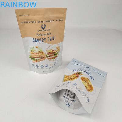 حقيبة قفاز زيب لوك الخصم من ورق الألومنيوم المطلي كيس التعبئة الحمراء مع زيب ضد الرائحة للقهوة