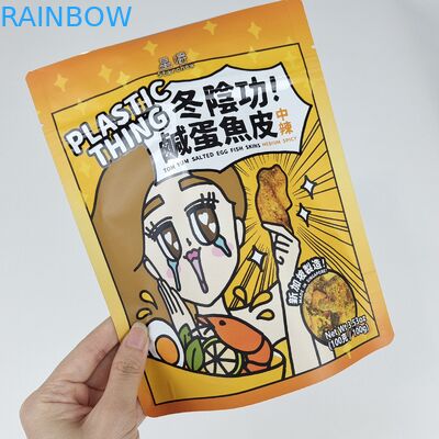 شعار مخصص مطبوع قابلة لإعادة إغلاق زيبلوك ورق الألومنيوم مايلر قفازات للكيسات الغذائية وجبات خفيفة الحلوى