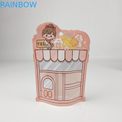 الطباعة المطبوعة غطاء متطابق مايلر الوقوف كيس التعبئة وتغليف كيس الحرارة قابلة للإغلاق الزبيب سهلة الدموع حفرة زيبلوك أكياس