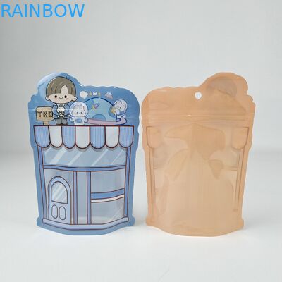 الطباعة المطبوعة غطاء متطابق مايلر الوقوف كيس التعبئة وتغليف كيس الحرارة قابلة للإغلاق الزبيب سهلة الدموع حفرة زيبلوك أكياس