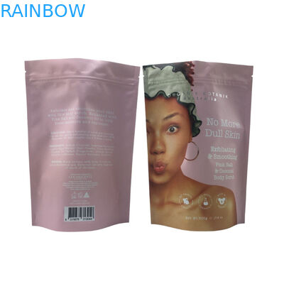 قفل زيب قابل لإعادة التدوير الوقوف الحقيبة الألومنيوم ورق الجسم مسح استمتع سبا حمام غسل بحر الملح البلاستيكية قابلة للتحلل الحيوي