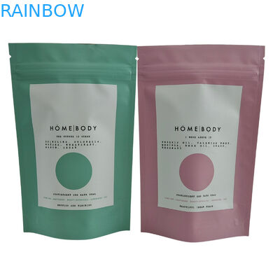 التعبئة والتغليف المخصصة الوقوف حقيبة مايلر حقيبة سحب الألومنيوم ورق الحقيبة لفرش حمام الملح التعبئة والتغليف