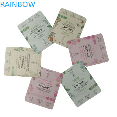 حقائب لتعبئة الأغذية قابلة للتحلل البيولوجي القائمة البلاستيكية السحابية الألومنيوم ورق التعبئة والتغليف المخصص حقائب متطاطية قابلة للتحلل البيولوجي