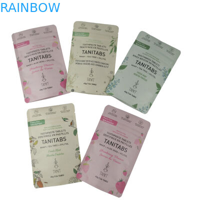 طباعة العلامة التجارية المخصصة قابلة للتسميد من نوع غذائي البولي إيثيلين قابلة للتحلل البيولوجي ورق الكرافت الوقوف على الأقدام كيس مايلر أكياس زيبلوك